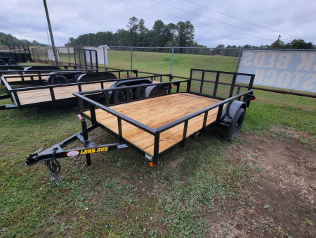 New 2025 Long Run Trailers 6x12 Dovetail Utility Trailer