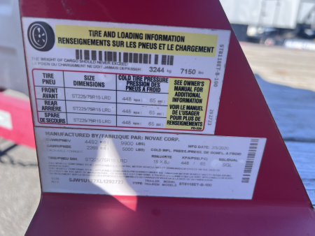 Used 2020 Sure-Trac 7x18 10K Equipment Trailer