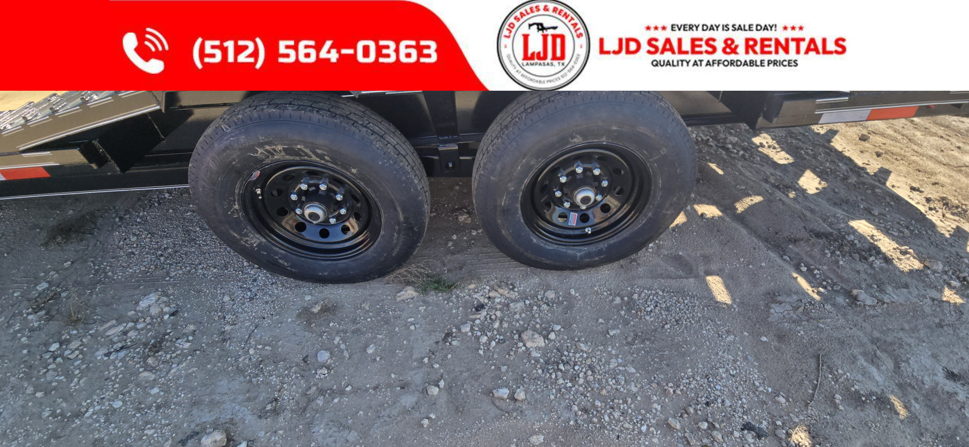 New 2025 Golden Arm - 102" x 24' - Drive over fender - Equipment Trailer