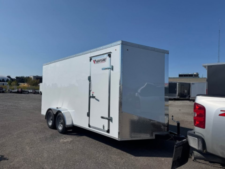 New 2026 7x16 Enclosed Trailer with 7' interior height