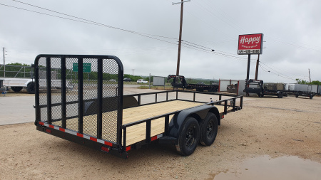 New 2026 X-On 83"x16' Tandem Axle Utility Trailer - U6