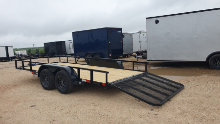 New 2026 X-On 83"x16' Tandem Axle Utility Trailer - U6