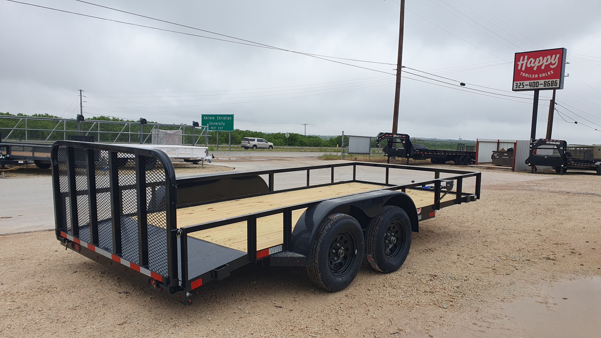 New 2026 X-On 83"x16' Tandem Axle Utility Trailer - U6