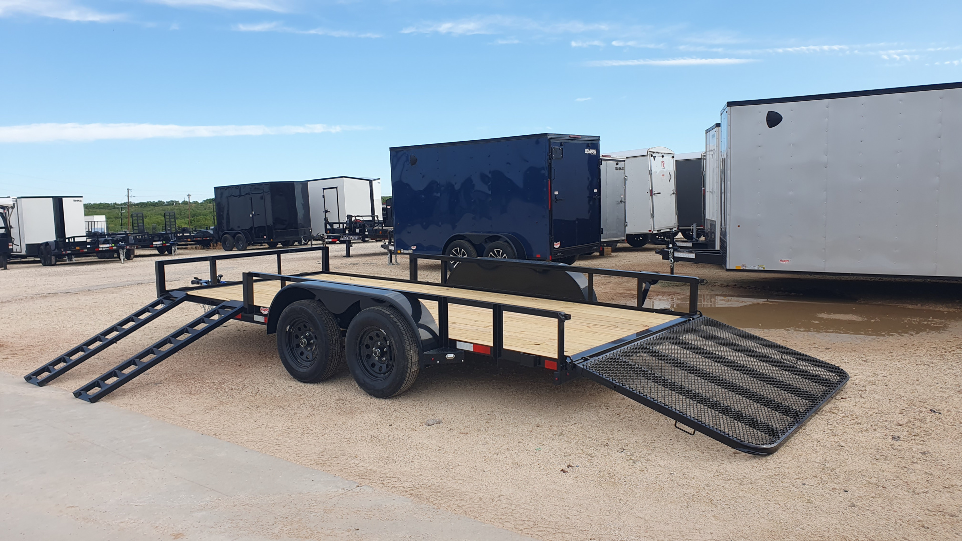 New 2026 X-On 83"x16' Tandem Axle Utility Trailer - U6