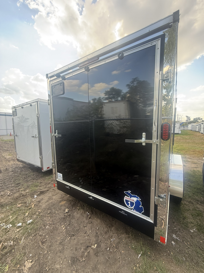 New 2025 Interstate Trailers 7x16 7k IFC 6'6' interior height, v with slant, poly core ,screwless, torsion axles, 2 side doors Cargo / Enclosed Trailer