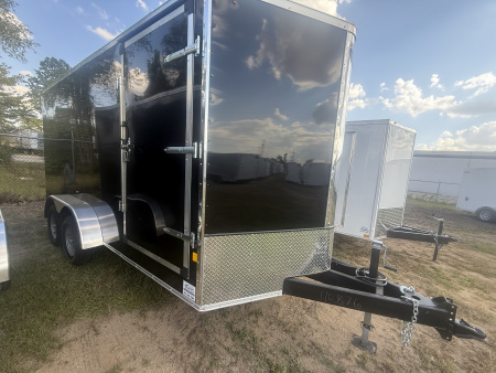 New 2025 Interstate Trailers 7x16 7k IFC 6'6' interior height, v with slant, poly core ,screwless, torsion axles, 2 side doors Cargo / Enclosed Trailer