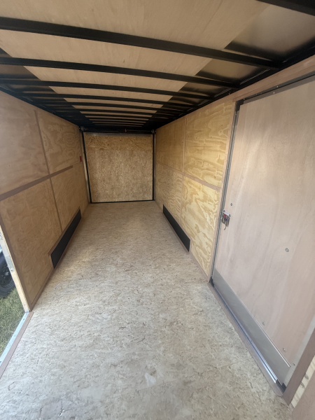 New 2025 Interstate Trailers 7x16 7k IFC 6'6' interior height, v with slant, poly core ,screwless, torsion axles, 2 side doors Cargo / Enclosed Trailer
