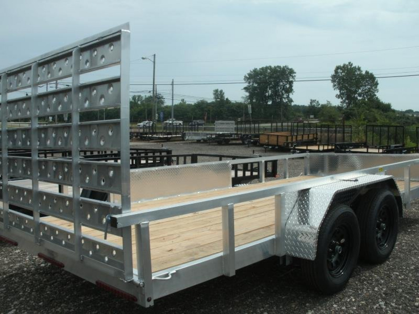 New 2026 Quality Steel and Aluminum 80" x 18' Alum UT tandem - 7K Utility Trailer