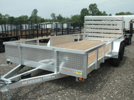 New 2026 Quality Steel and Aluminum 80  x 18' Alum UT tandem - 7K Utility Trailer