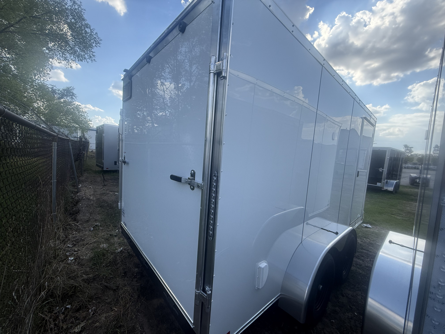 New 2025 Team Spirit Trailers 7x14 7k 6'-7 v-nose interior height polycore screwless Cargo / Enclosed Trailer