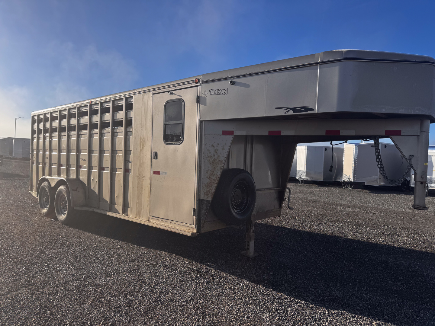 Used 2010 Titan Trailer 20 Stock Stock Combo Trailer For Sale In