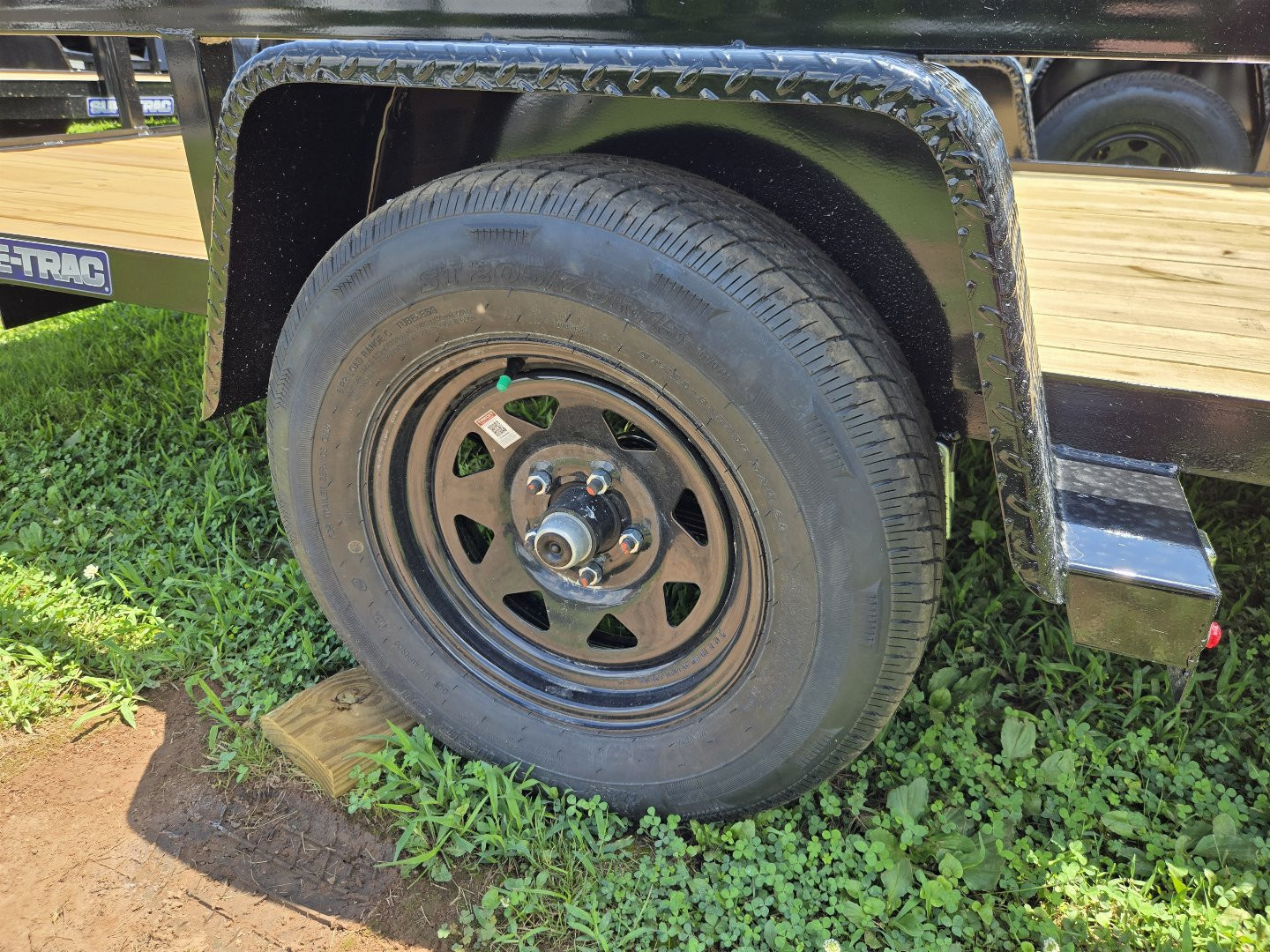 New 6 x 12 Sure-Trac Tube Top Utility Trailer, 3k GVWR **w/ Spring Assist Fold-Flat Gate, Spare Mount, Set-back Jack