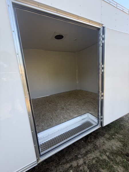 New 2025 Team Spirit Trailers 8.5 X 28 10k White Enclosed Cargo Trailer
