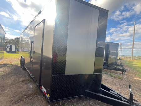 New 2026 Diamond Cargo 8.5x24TA 7'6  Blackout Screwless .080 PolyCor Cargo / Enclosed Trailer