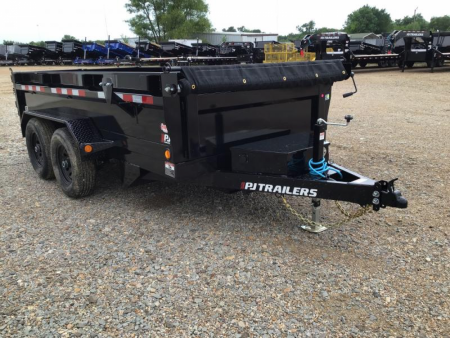 New 2026 PJ 72"x12' BP Tandem Axle Dump w/ 20" Sides – D3