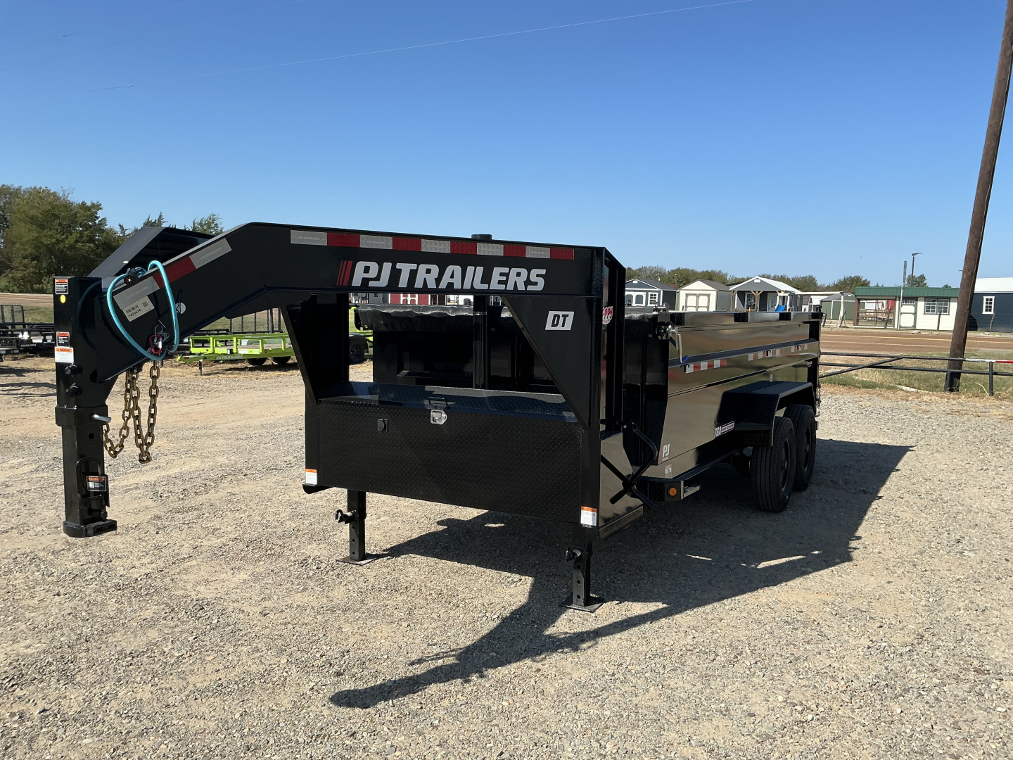 New 2026 PJ 83"x16' GN Tandem Axle Low Pro Telescopic Dump w/ 36" Sides – DT