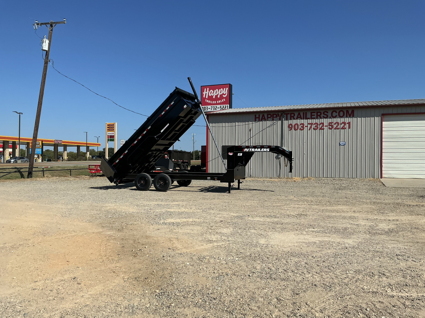 New 2026 PJ 83"x16' GN Tandem Axle Low Pro Telescopic Dump w/ 36" Sides – DT