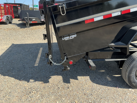 New 2026 PJ 83"x16' GN Tandem Axle Low Pro Telescopic Dump w/ 36" Sides – DT