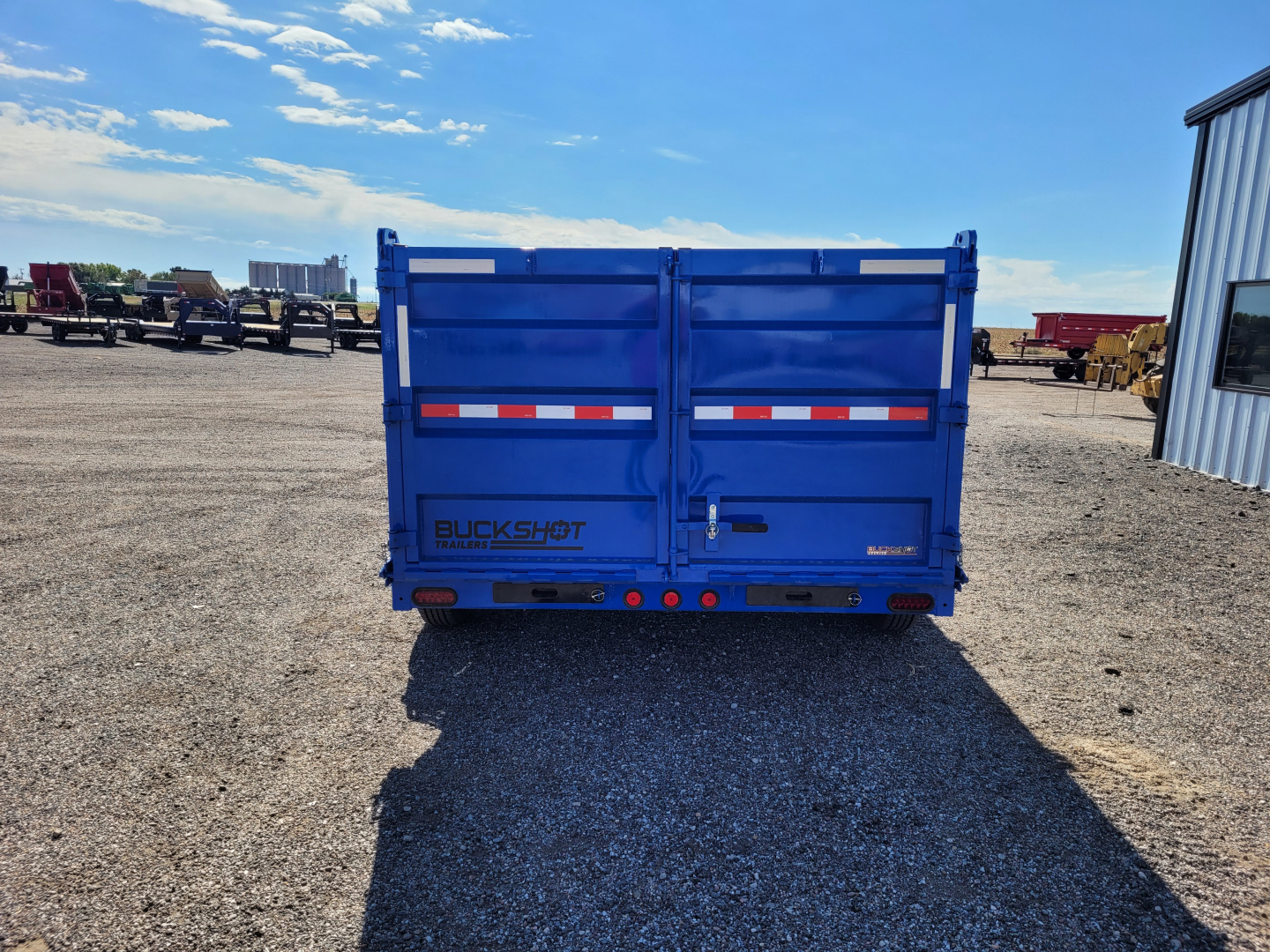 New 2026 Buckshot 83"x14' Gooseneck Dump Trailer W/4' Sides