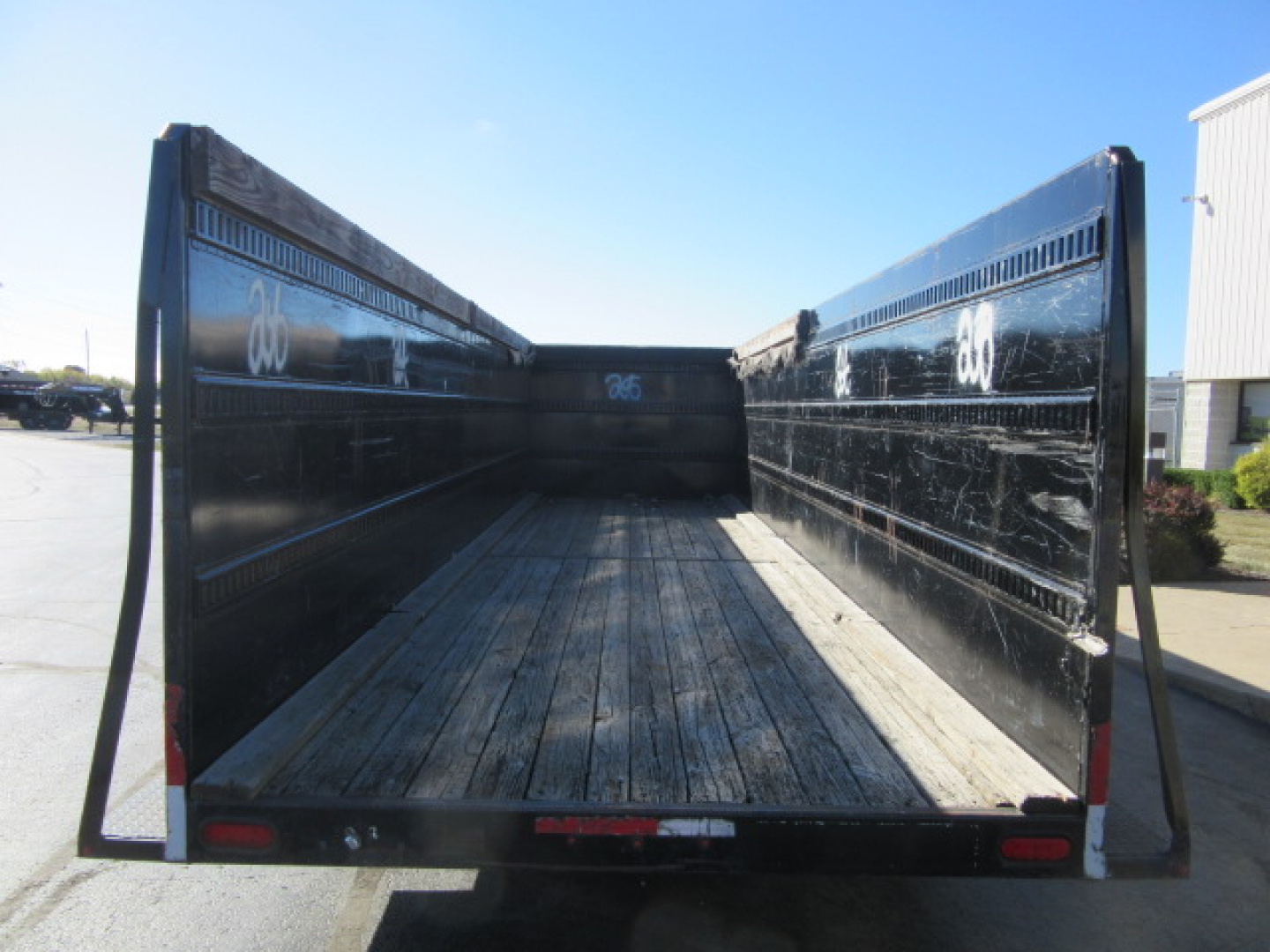 Used 2019 Sure-Trac 7 x 24 Wood High Side ST81241TGN140 Equipment Trailer 14K / Recessed E-Track (Wall Mounted)