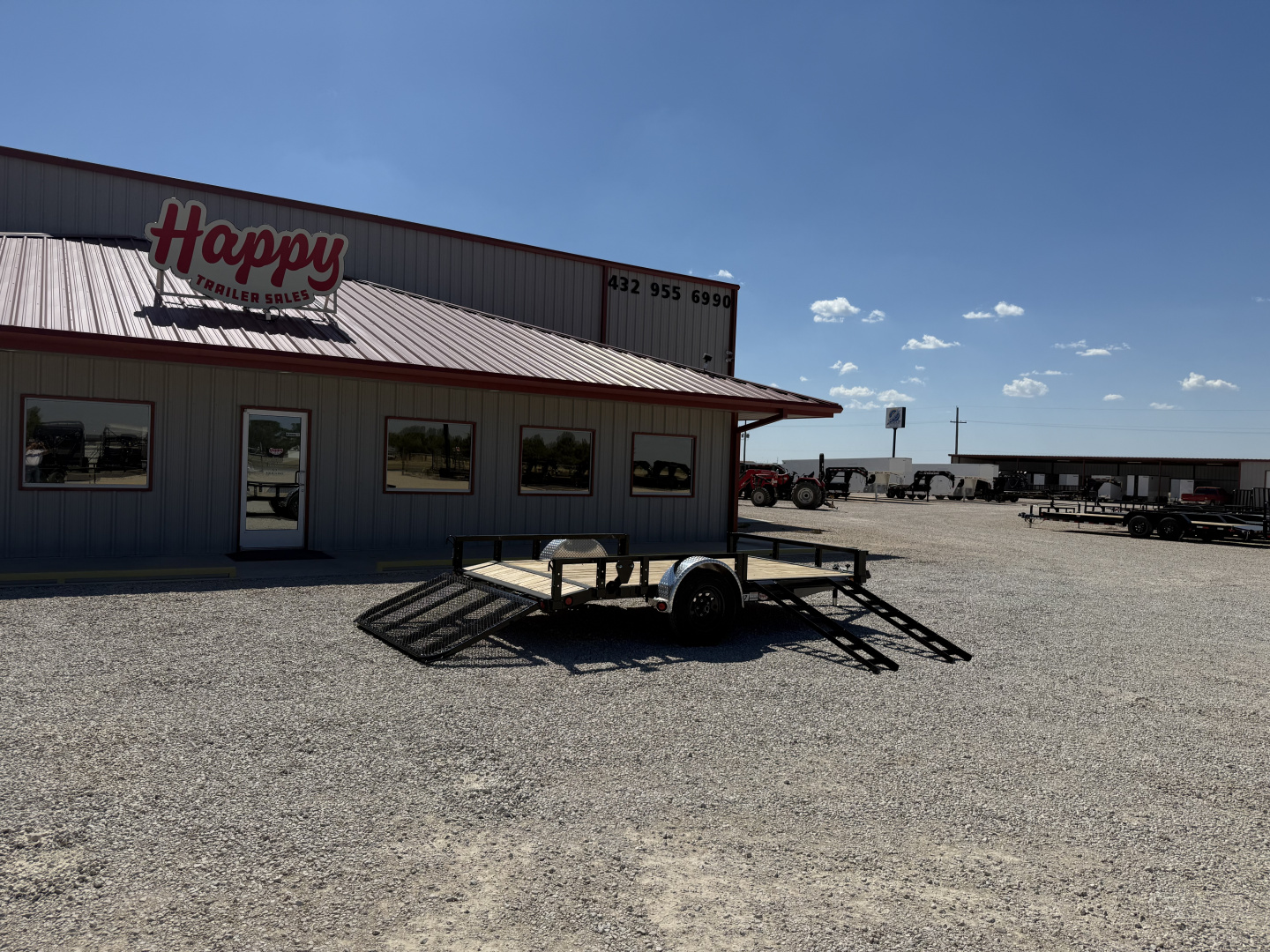 New 2026 PJ 77"x12' Single Axle Utility Trailer - U7