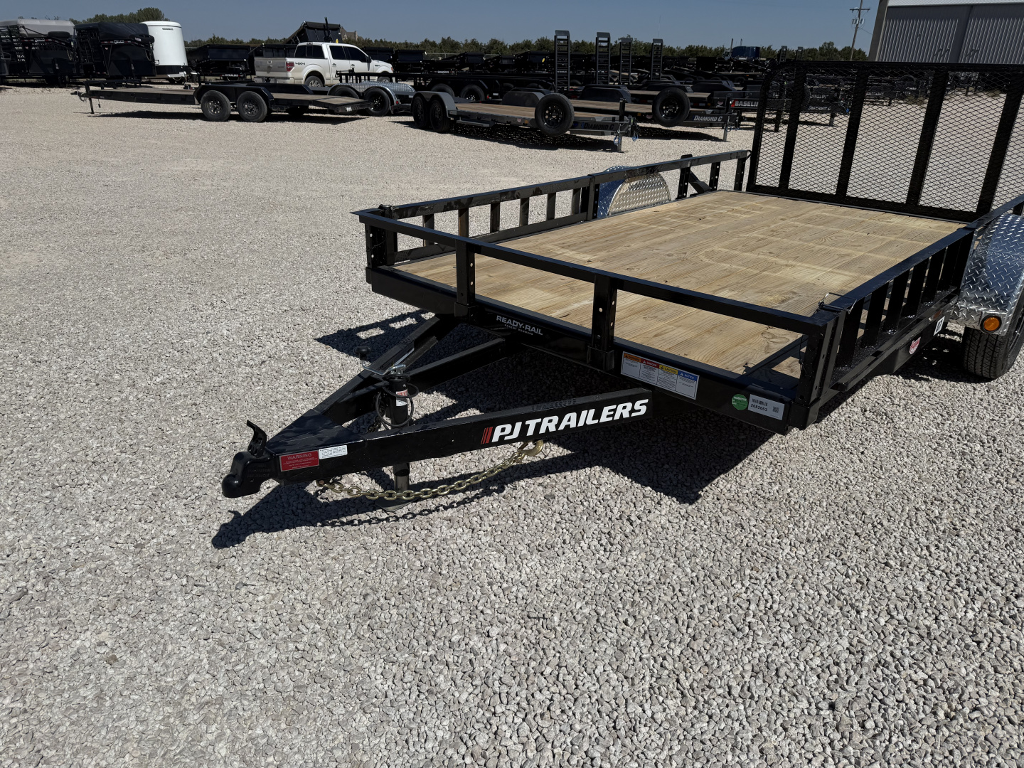 New 2026 PJ 77"x12' Single Axle Utility Trailer - U7
