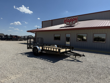 New 2026 PJ 77"x12' Single Axle Utility Trailer - U7