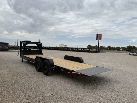 New 2026 PJ 83"x24' Gooseneck Equipment Tilt Trailer – T6