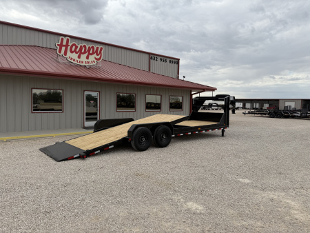 New 2026 PJ 83"x24' Gooseneck Equipment Tilt Trailer – T6