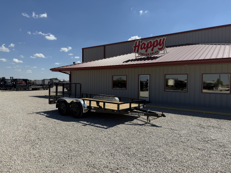 New 2026 PJ 83"x14' Tandem Axle Utility Trailer - UL