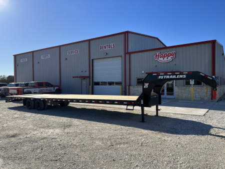 New 2026 PJ 102 x40' GN Low-Pro Air-Ride Flatbed w/ Duals - LD
