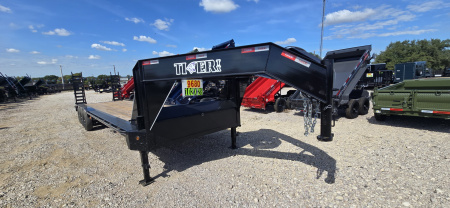New 2026 Tiger - Gooseneck - Drive Over Fender 102  X 28' - 21K GVWR