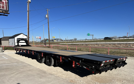 New 2026 PJ 102"x40' GN Low-Pro Air-Ride Flatbed w/ Duals - LD
