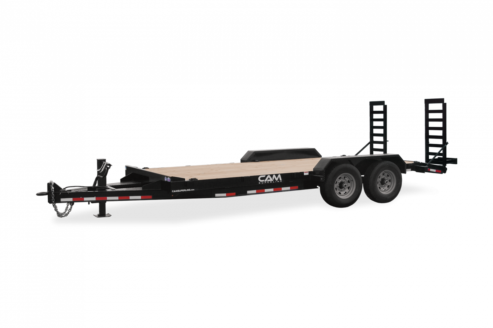 New 2025 CAM Superline 20' (18+2)Channel Frame Lo Pro Equipment Hauler w/ Beavertail