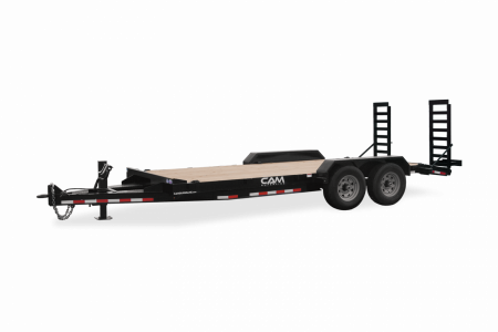 New 2025 CAM Superline 20' (18+2)Channel Frame Lo Pro Equipment Hauler w/ Beavertail
