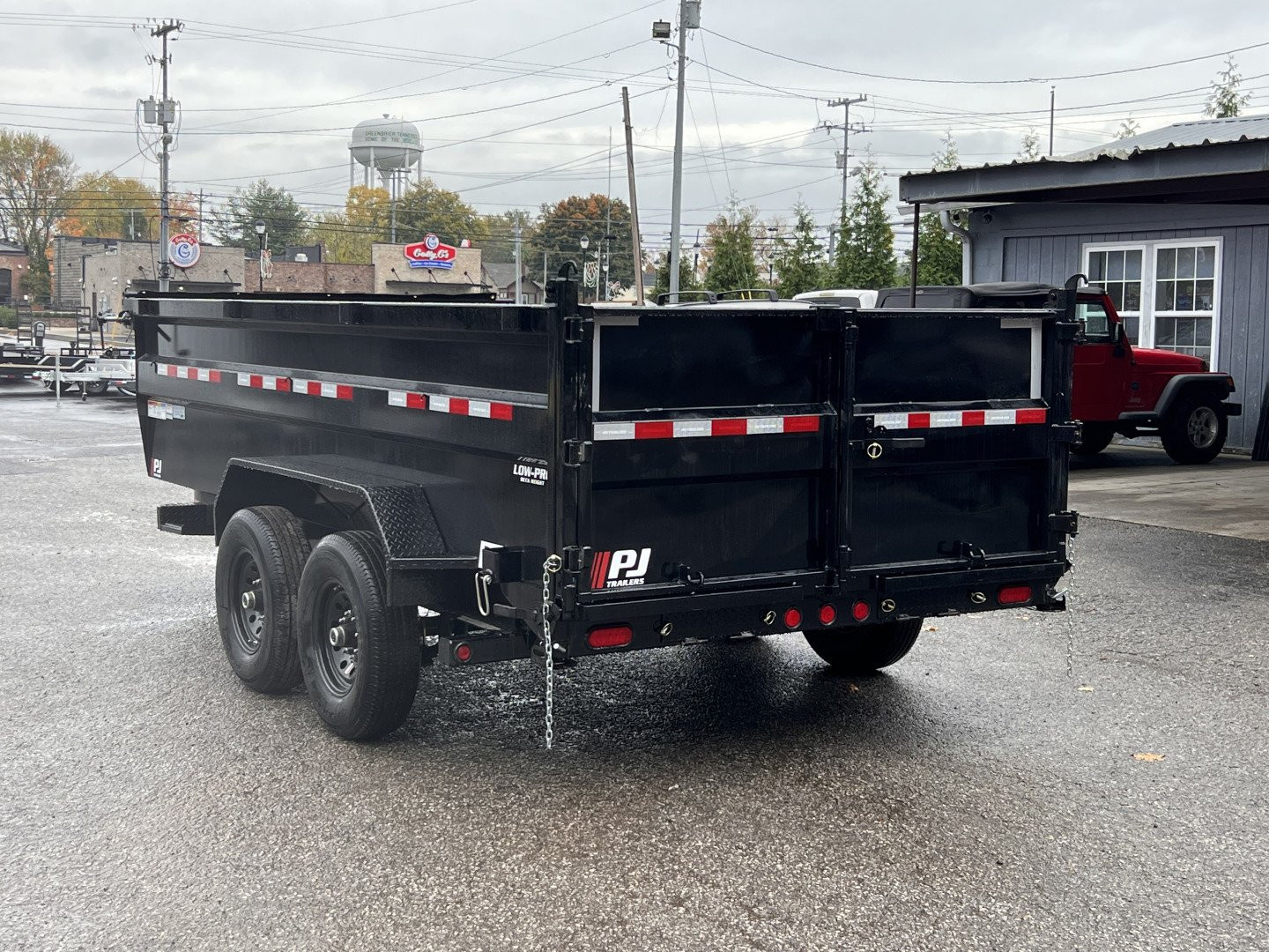 New 2026 PJ Trailers 83" x 14' Low-Pro 3' Side 14K (DM) Dump Trailer