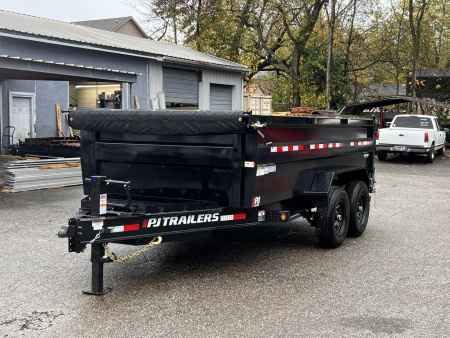 New 2026 PJ Trailers 83" x 14' Low-Pro 3' Side 14K (DM) Dump Trailer