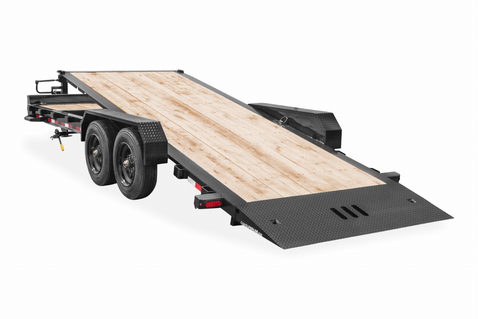 New 2025 CAM SUPERLINE 22' (4+18) HD "BEAST" Lo Pro Split Tilt Equipment Trailer