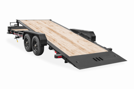 New 2025 CAM SUPERLINE 22' (4+18) HD "BEAST" Lo Pro Split Tilt Equipment Trailer