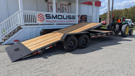 New 2025 CAM SUPERLINE 22' (4+18) HD "BEAST" Lo Pro Split Tilt Equipment Trailer