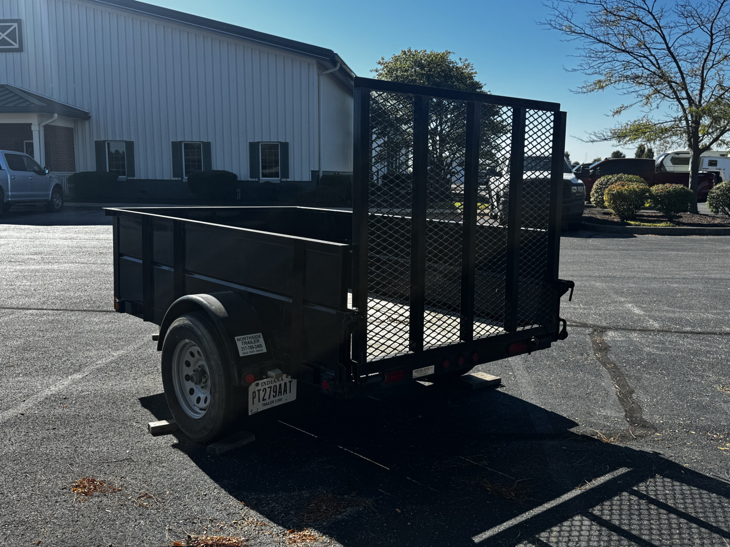 Used 2022 Liberty 5' x 8' Utility w/ Solid Metal Sides