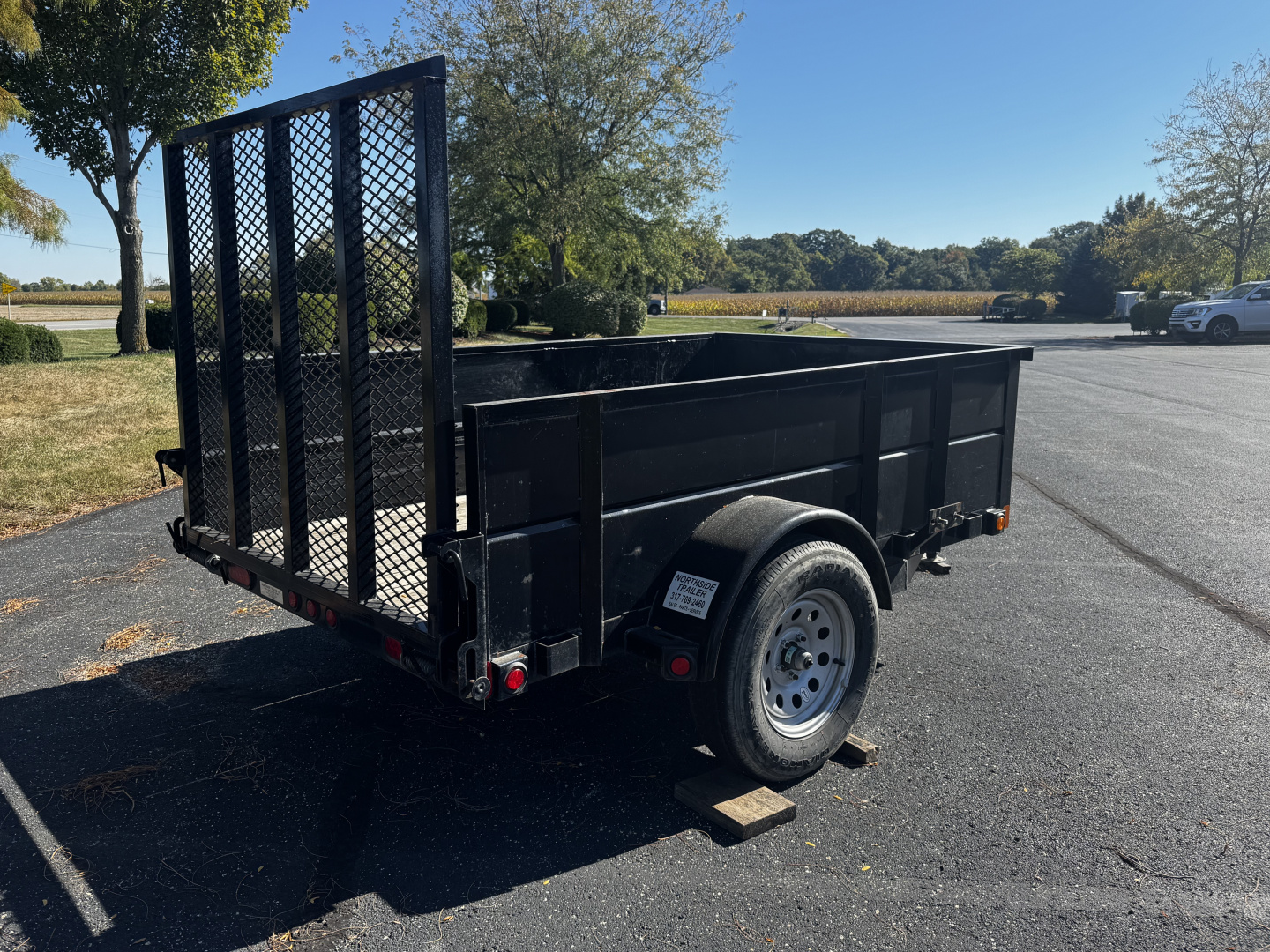 Used 2022 Liberty 5' x 8' Utility w/ Solid Metal Sides