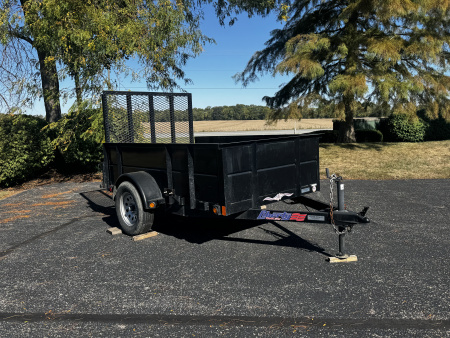 Used 2022 Liberty 5' x 8' Utility w/ Solid Metal Sides