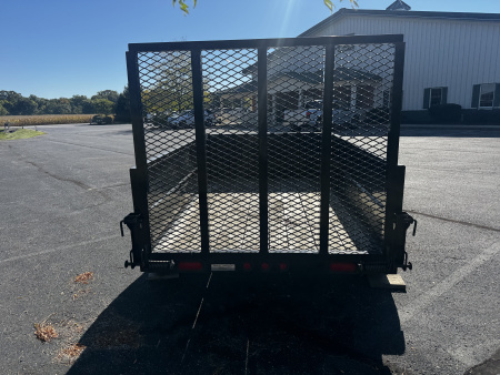 Used 2022 Liberty 5' x 8' Utility w/ Solid Metal Sides