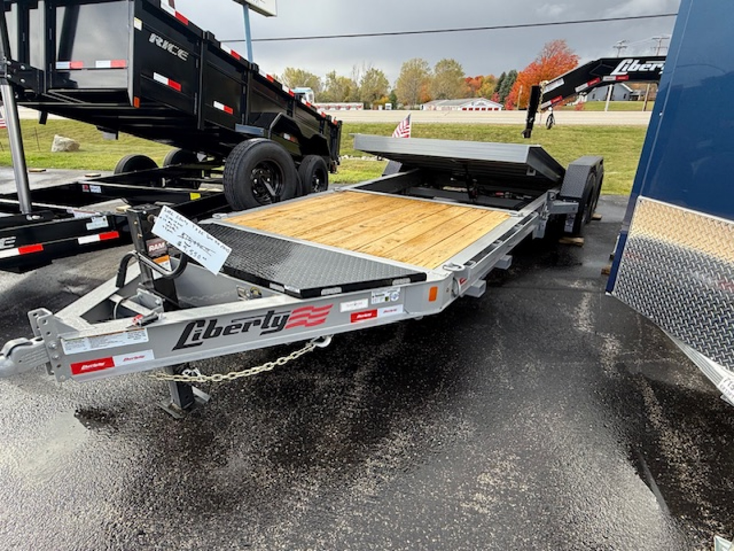 New 2026 Liberty 7x22 split tilt Equipment Trailer