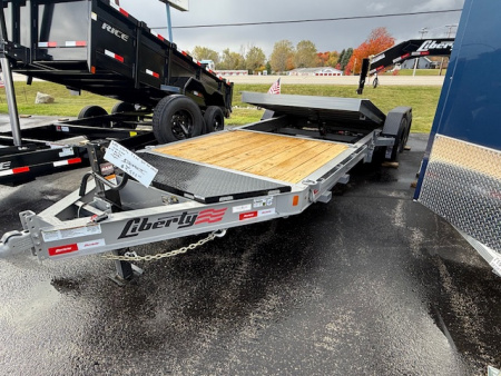 New 2026 Liberty 7x22 split tilt Equipment Trailer