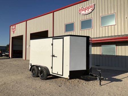 2026 Compass 7'x12' Enclosed Cargo Trailer - Indigo DLX