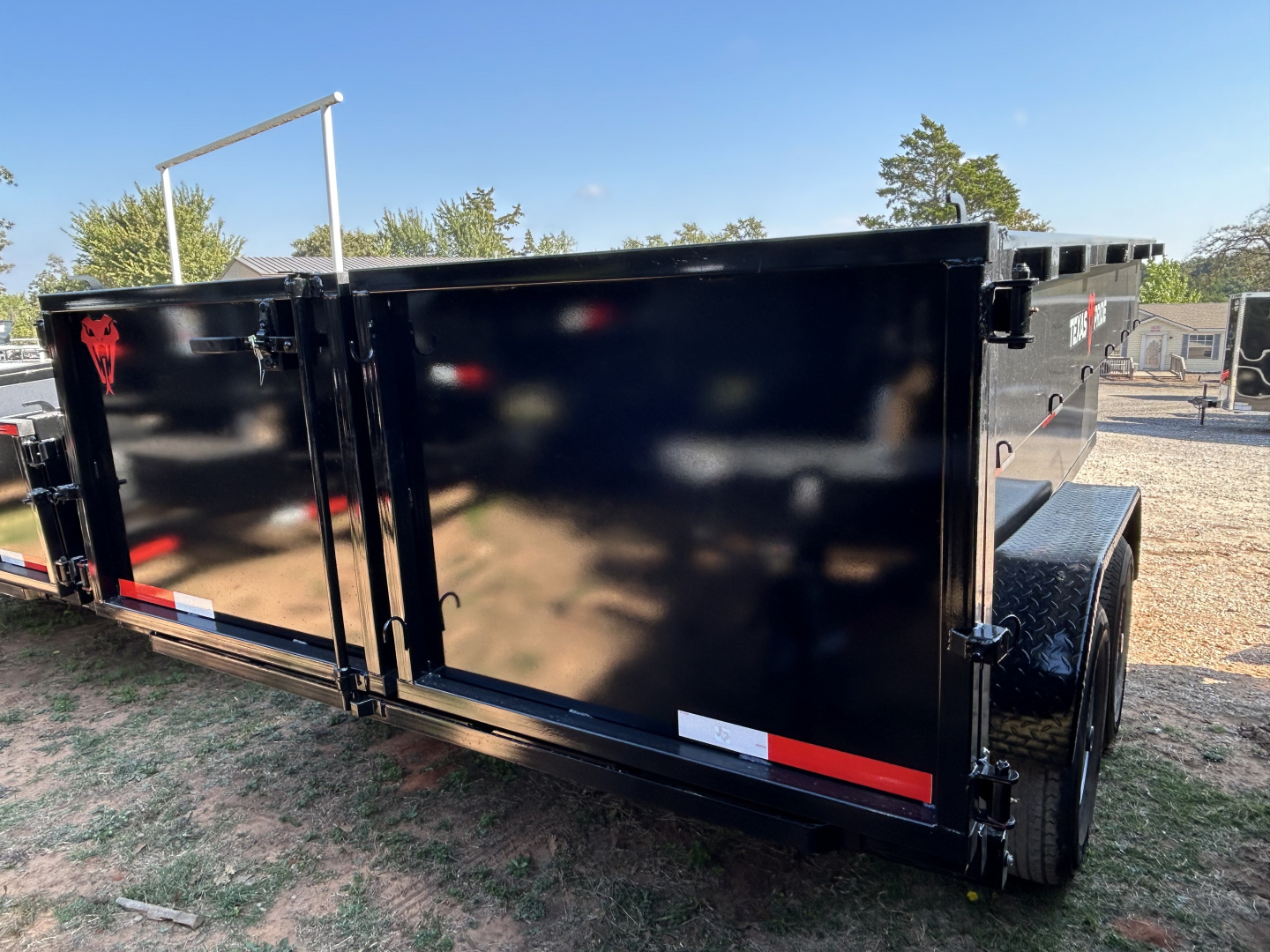 New 2026 Texas Pride Trailers Bumper Pull 7x12x3 Tandem Axles-7K Dump Trailer