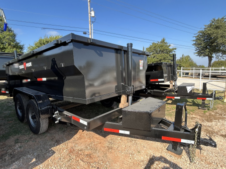 New 2026 Texas Pride Trailers Bumper Pull 7x12x3 Tandem Axles-7K Dump Trailer