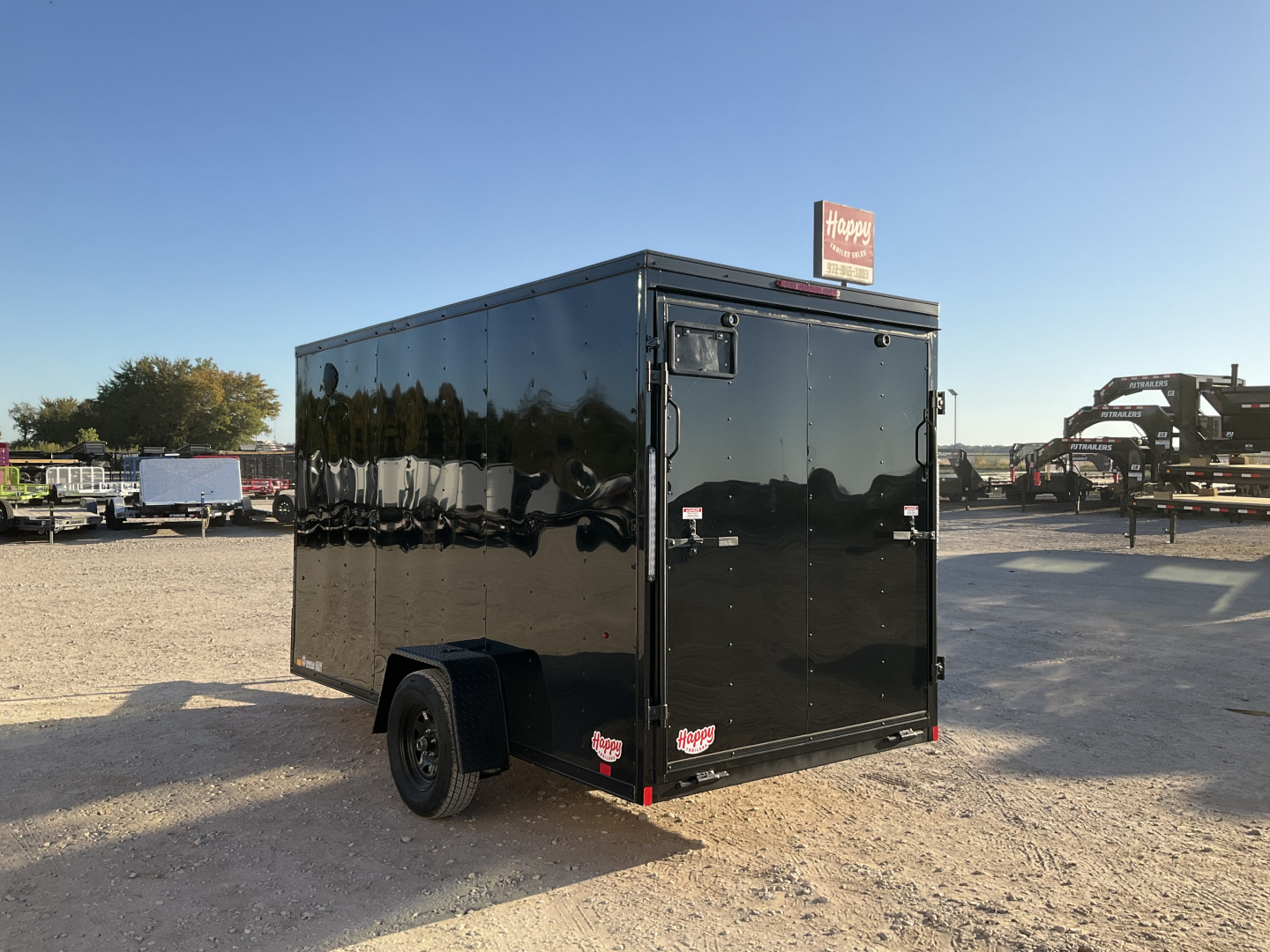 New 2026 Compass 6'x12' Enclosed Cargo Trailer - Indigo DLX